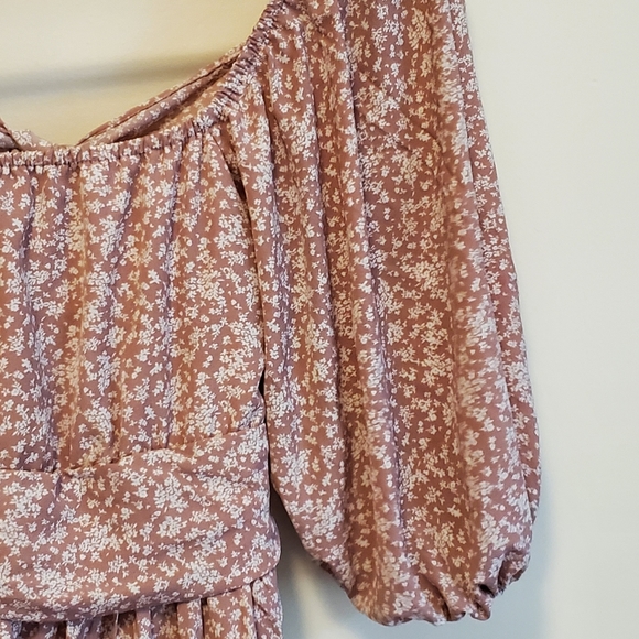 Brand new size small dusty pink floral print dress - Picture 5 of 5